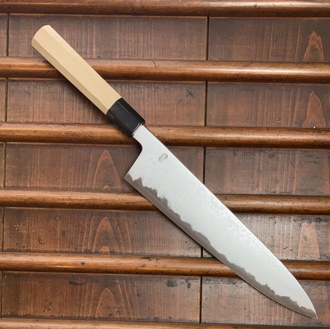 Buy โค๏ธ Sakai Kikumori 'Kikuzuki Uzu' 270mm Gyuto - Aogami 1 - W/ Saya ๐ 4 Sakai Kikumori 'Kikuzuki Uzu' 270mm Gyuto - Aogami 1 - W/ Saya
