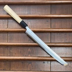 Sakai Kikumori 'Kikuzuki Uzu' 270mm Sakimaru Takohiki - Aogami 1 - W/ Saya