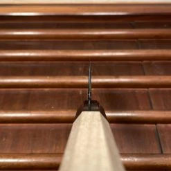 Brand new ๐ Hitohira Gorobei Rikichi 165mm Santoku Shirogami 2 Kasumi Ho Wood ๐คฉ 15 Hitohira Gorobei Rikichi 165mm Santoku Shirogami 2 Kasumi Ho Wood