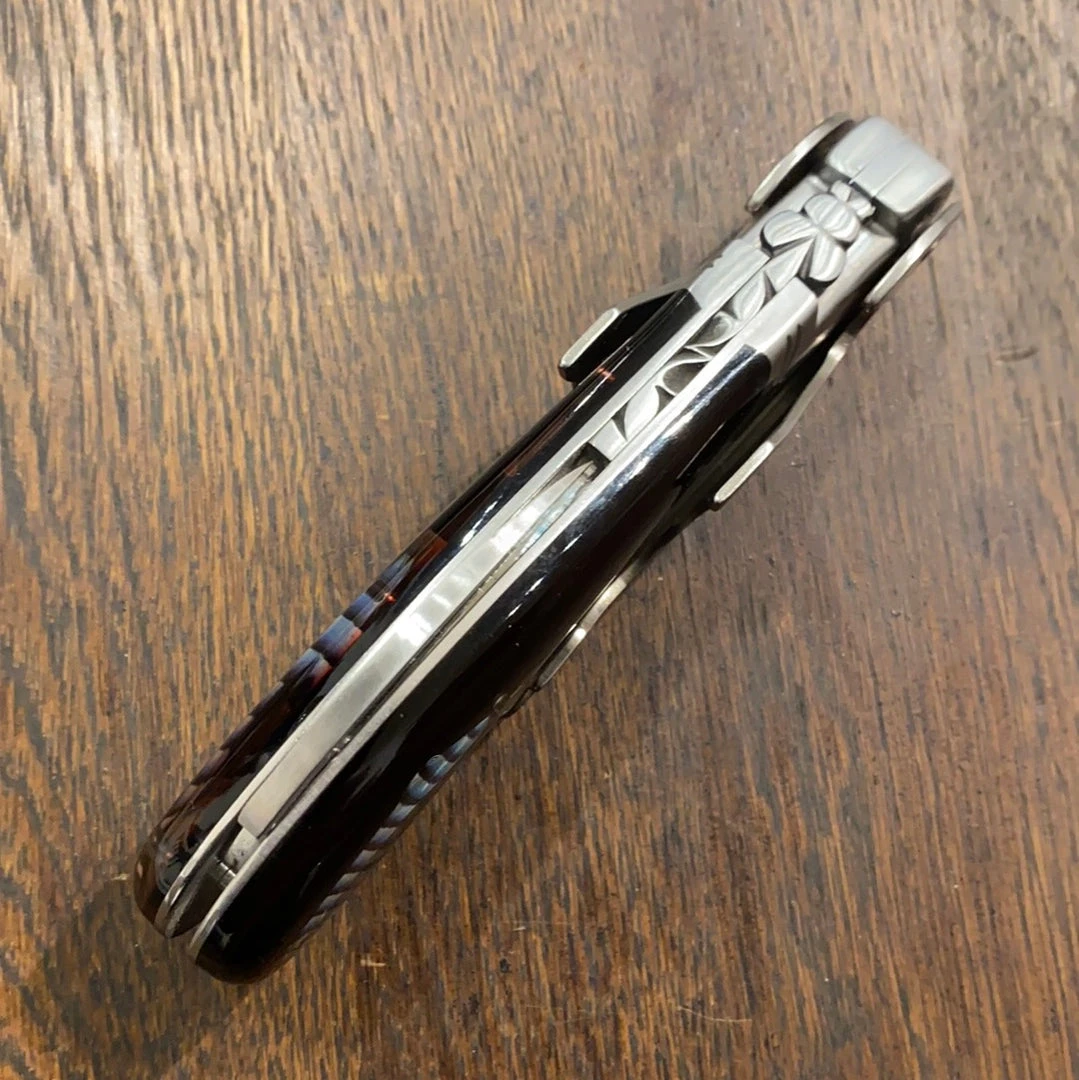 New ๐ Fontenille Pataud Laguiole Magnum Feather Inlay Sommelier ๐งจ 5 Fontenille Pataud Laguiole Magnum Feather Inlay Sommelier