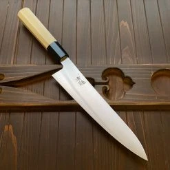 Ashi Hamono 210mm Wa-Gyuto Swedish Stainless W Saya