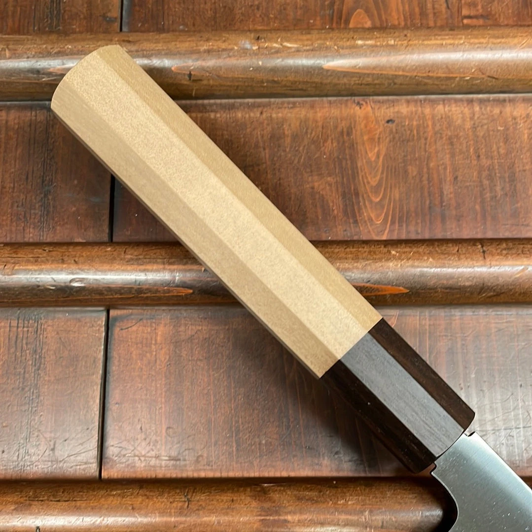 Cheap 👍 Konosuke Sakai 'HD2' 240mm Wa Gyuto Ho Handle Ebony Ferrule W/ Saya 🔥 5 Konosuke Sakai 'HD2' 240mm Wa Gyuto Ho Handle Ebony Ferrule W/ Saya