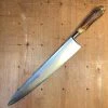 Bernal Cutlery American Nogent Style 12" Chef Forged Carbon Steel Antler Re-Handle