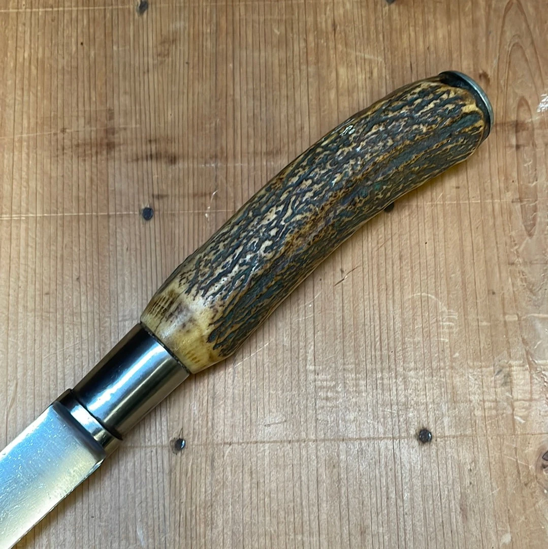 Hot Sale ๐ Bernal Cutlery American 12" Flexible Ham / Salmon Slicer Carbon Steel Antler Re-Handle โ 4 Bernal Cutlery American 12" Flexible Ham / Salmon Slicer Carbon Steel Antler Re-Handle