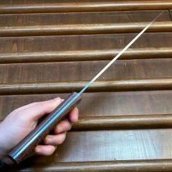 Hot Sale 🛒 Hitohira Masakane New Old Stock 195mm Gyuto SK Carbon Steel Tagayasan (No Bolster) 👍 12 Hitohira Masakane New Old Stock 195mm Gyuto SK Carbon Steel Tagayasan (No Bolster)