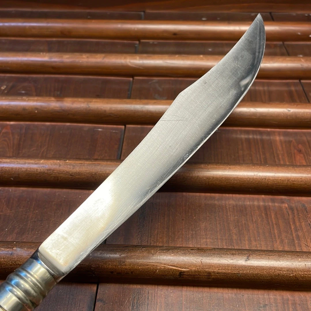 Hot Sale ๐ Bernal Cutlery Bear Brand Carving Set Stainless & Stag 1930's-50's ๐ฅฐ 8 Bernal Cutlery Bear Brand Carving Set Stainless & Stag 1930's-50's