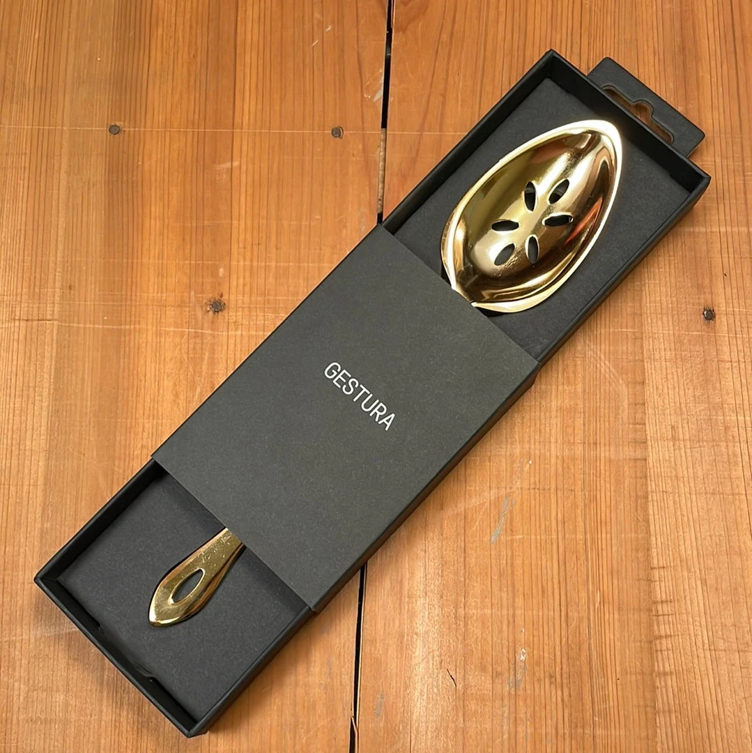 Wholesale ✔️ Gabriel Rudolph Gestura 9” 00 Oro Golden Stainless Steel Kitchen Slotted Spoon 😉 8 Gabriel Rudolph Gestura 9” 00 Oro Golden Stainless Steel Kitchen Slotted Spoon