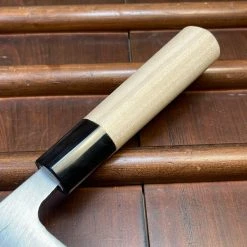 Hitohira Gorobei 165mm Deba LEFTY Aogami 2 Ho Wood