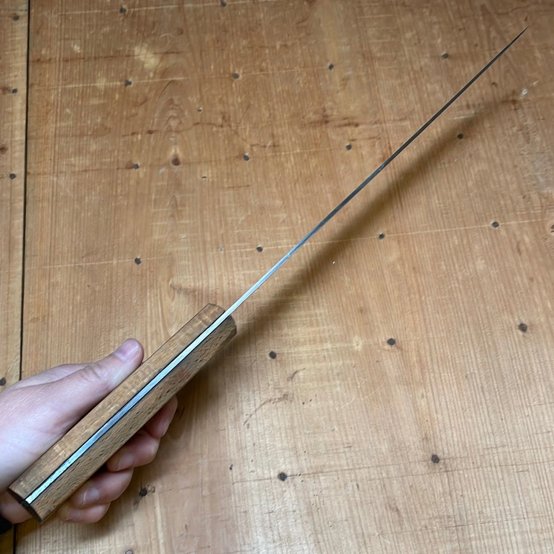 Promo 🛒 Bernal Cutlery American 10" Scimitar Carbon Steel & Beechwood ~1930's-60's 🥰 7 Bernal Cutlery American 10" Scimitar Carbon Steel & Beechwood ~1930's-60's