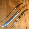 Flash Sale ๐ Vintage George Cowen 3 Pc Carving Set Carbon Steel Sheffield Stag Tip ~1890's-1910ish? Used Vintage ๐ 2 Vintage George Cowen 3 Pc Carving Set Carbon Steel Sheffield Stag Tip ~1890's-1910ish? Used Vintage
