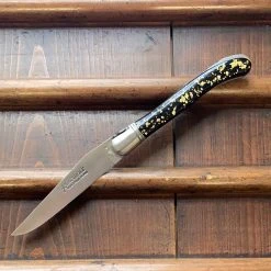 Bernal Cutlery Sales Shop 45 Fontenille Pataud 'Laguiole Nature' 12cm - Feuille D'Or Lockback