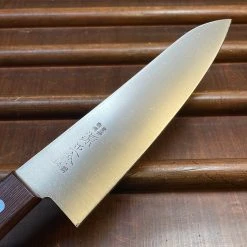 Hot Sale 🛒 Hitohira Masakane New Old Stock 195mm Gyuto SK Carbon Steel Tagayasan (No Bolster) 👍 10 Hitohira Masakane New Old Stock 195mm Gyuto SK Carbon Steel Tagayasan (No Bolster)
