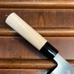 Hitohira Morihei Yoshitomo 150mm Deba Carbon Steel Poplar Handle