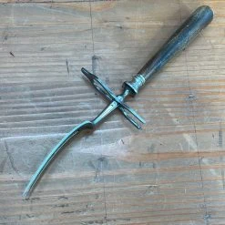 Bernal Cutlery J A Henckels Carving Fork Early 20th C Carbon Steel Horn