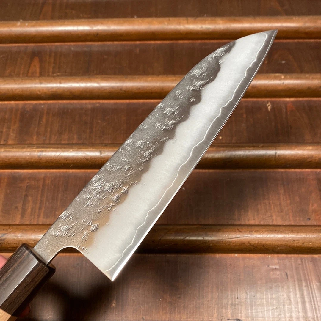 Cheapest 🎁 Hitohira Futana S3 170mm Santoku Ginsanko Nashiji Cherry Wood 🤩 6 Hitohira Futana S3 170mm Santoku Ginsanko Nashiji Cherry Wood