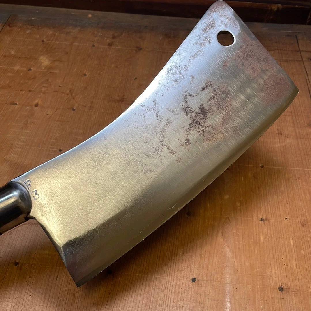 Flash Sale ⌛ Bernal Cutlery Cleavers Big LF&C 10" Hogsplitter Cleaver Hand Forged Carbon Steel 1890's -1920's ⌛ 7 Bernal Cutlery Cleavers Big LF&C 10" Hogsplitter Cleaver Hand Forged Carbon Steel 1890's -1920's