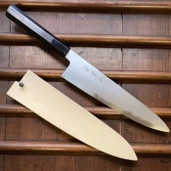 Sakai Kikumori 'So-Ten' 240mm Gyuto - Aogami Super - W/ Saya