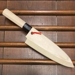 Hitohira Kikuchiyo Manzo 180mm Deba Aogami 2 Ho Wood W/ Saya
