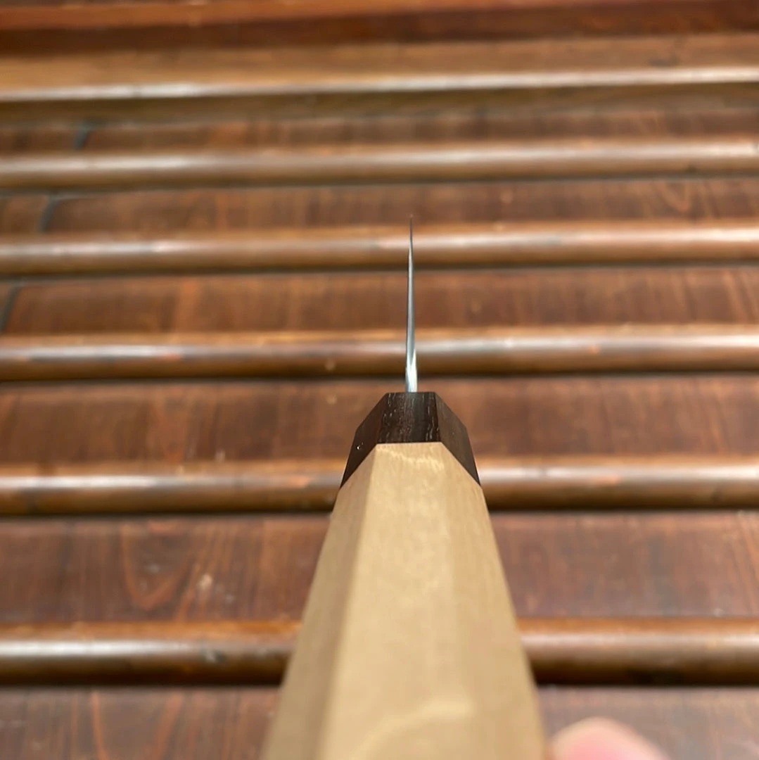 Cheap 👍 Konosuke Sakai 'HD2' 240mm Wa Gyuto Ho Handle Ebony Ferrule W/ Saya 🔥 9 Konosuke Sakai 'HD2' 240mm Wa Gyuto Ho Handle Ebony Ferrule W/ Saya