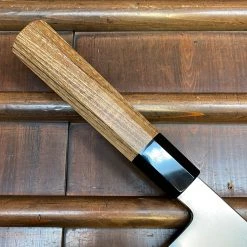 H&K Myojin Riki Sesakusho Myojin Naohito 240mm Gyuto SG2 Stainless Kasumi Teak