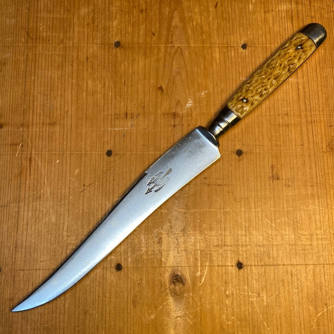 Best reviews of ✨ Bernal Cutlery H Boker / Wyeth Hardware 6" Carving Knife Carbon Steel Jigged Bone Solingen 1915 To ~20's 🔥 3 Bernal Cutlery H Boker / Wyeth Hardware 6" Carving Knife Carbon Steel Jigged Bone Solingen 1915 To ~20's