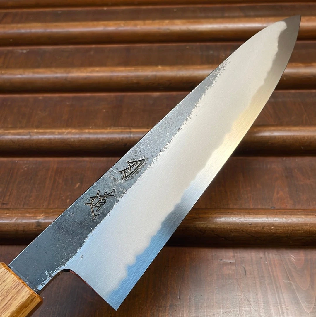 Coupon ๐ Fukui Hado Sumi 210mm Gyuto Shirogami #2 Kurouchi Finish - Burnt Oak โค๏ธ 5 Fukui Hado Sumi 210mm Gyuto Shirogami #2 Kurouchi Finish - Burnt Oak