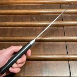 Hitohira Morihei Hisamoto Hagane 185mm Santoku Carbon Steel Pakka Handle