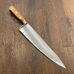 K Sabatier / Tartine / Bernal 10" Chef With Serrated Tip Carbon Steel