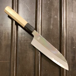 Sakai Kikumori 'Choyo' 180mm Santoku Shirogami 2 W/ Saya