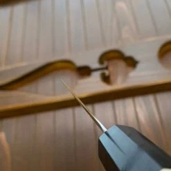 Best Pirce ✨ Ashi Hamono 210mm Wa-Gyuto Swedish Stainless W Saya 💯 12 Ashi Hamono 210mm Wa-Gyuto Swedish Stainless W Saya