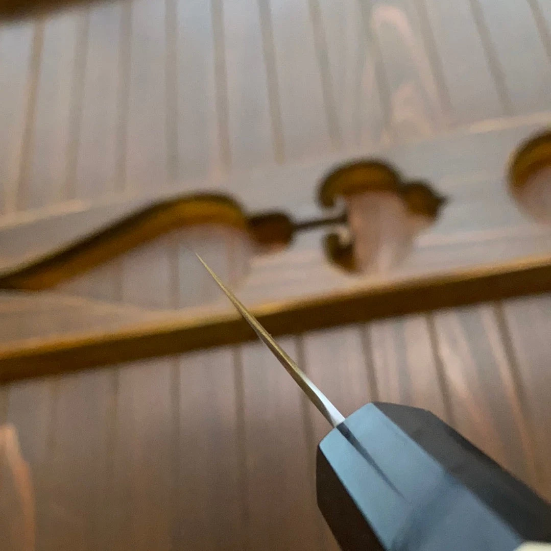 Best Pirce ✨ Ashi Hamono 210mm Wa-Gyuto Swedish Stainless W Saya 💯 6 Ashi Hamono 210mm Wa-Gyuto Swedish Stainless W Saya