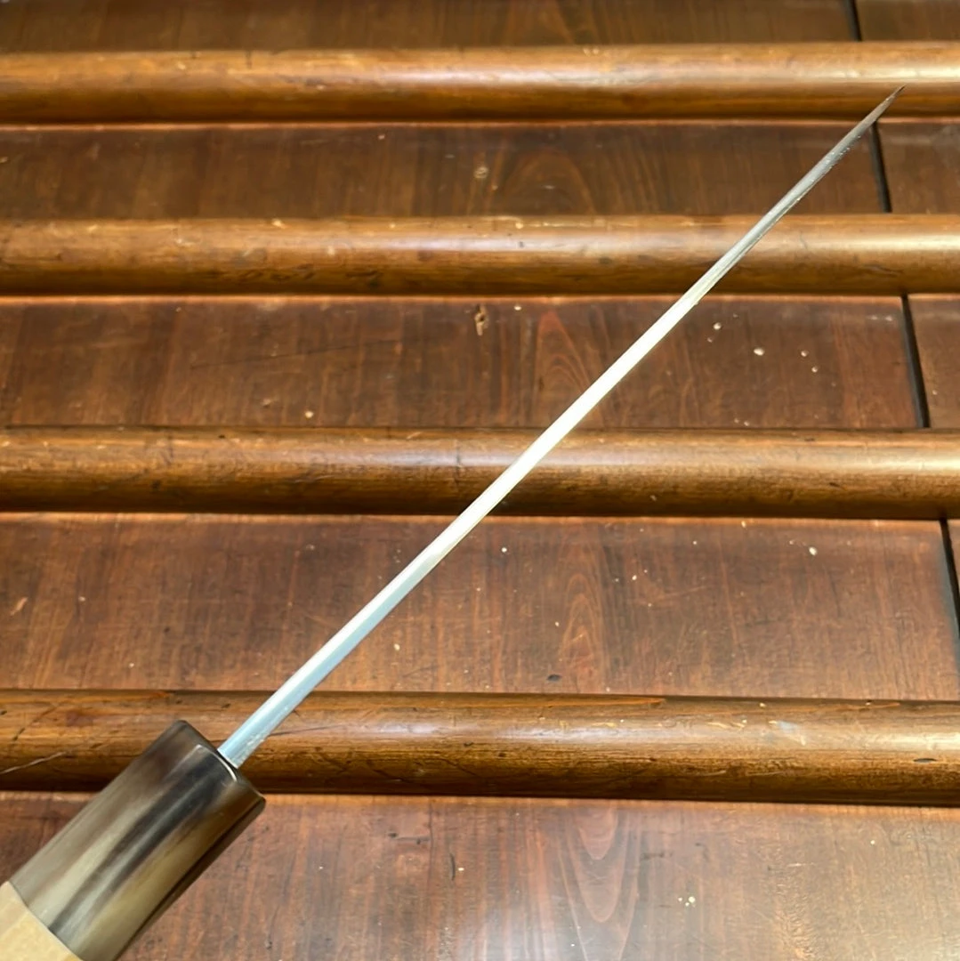 Cheap 🌟 Konosuke Madei ‘Sumiiro’ 150mm Petty SLD Kurouchi Nashiji - By Nihei W/ Saya 👍 8 Konosuke Madei ‘Sumiiro’ 150mm Petty SLD Kurouchi Nashiji - By Nihei W/ Saya