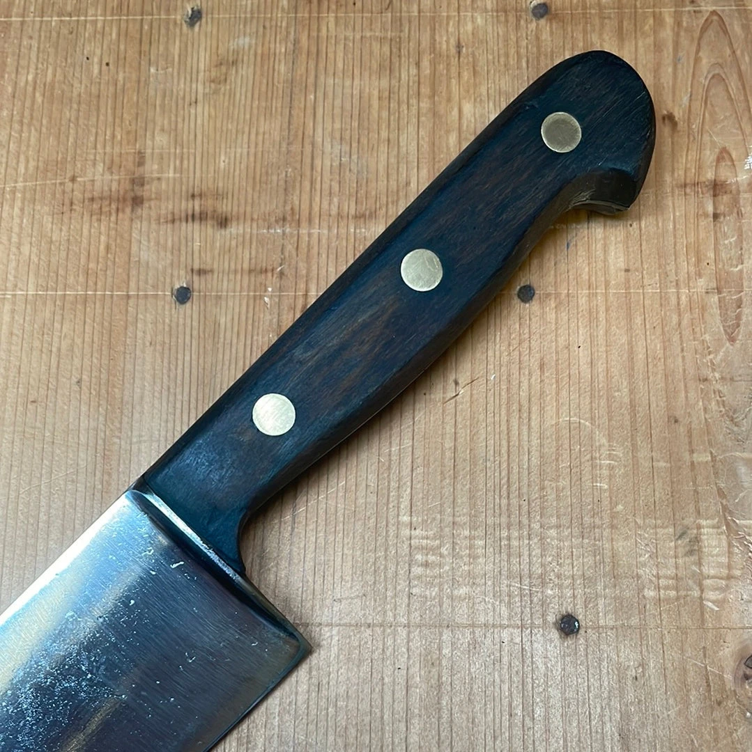 Discount ๐ Bernal Cutlery German 10" Forged Carbon Steel Chef Knife ~1960's ๐ 4 Bernal Cutlery German 10" Forged Carbon Steel Chef Knife ~1960's