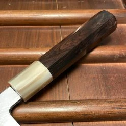 H&K Nakagawa 240mm Kiritsuke Gyuto Aogami 1 Damascus Ebony Blond