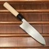 Brand new ๐ Hitohira Gorobei Rikichi 165mm Santoku Shirogami 2 Kasumi Ho Wood ๐คฉ 1 Hitohira Gorobei Rikichi 165mm Santoku Shirogami 2 Kasumi Ho Wood