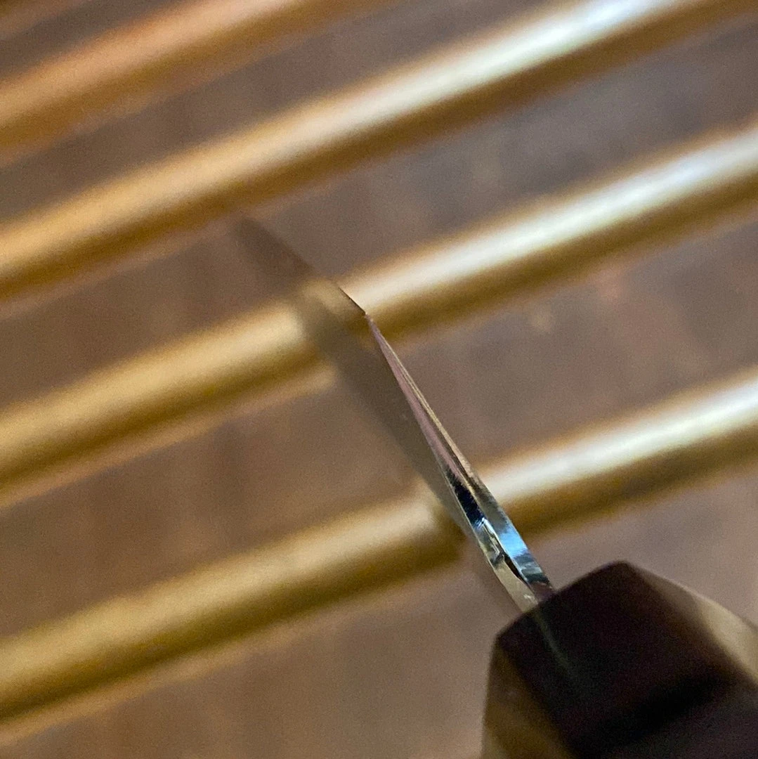 Best Pirce 🥰 Hitohira Tanaka Kyuzo 270mm Sujihiki Aogami 1 Migaki Taihei Ebony Handle ✨ 9 Hitohira Tanaka Kyuzo 270mm Sujihiki Aogami 1 Migaki Taihei Ebony Handle