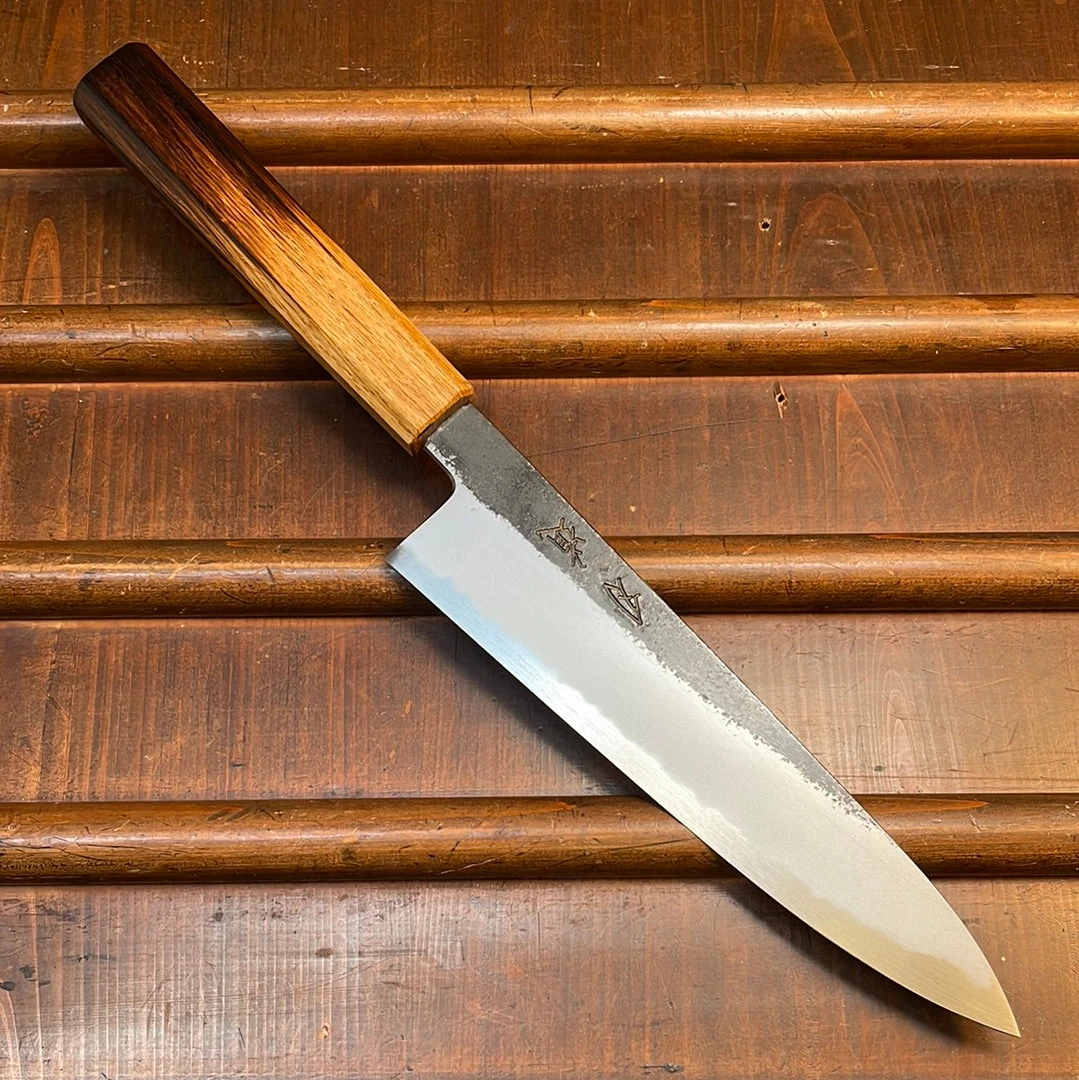 Coupon ๐ Fukui Hado Sumi 210mm Gyuto Shirogami #2 Kurouchi Finish - Burnt Oak โค๏ธ 3 Fukui Hado Sumi 210mm Gyuto Shirogami #2 Kurouchi Finish - Burnt Oak