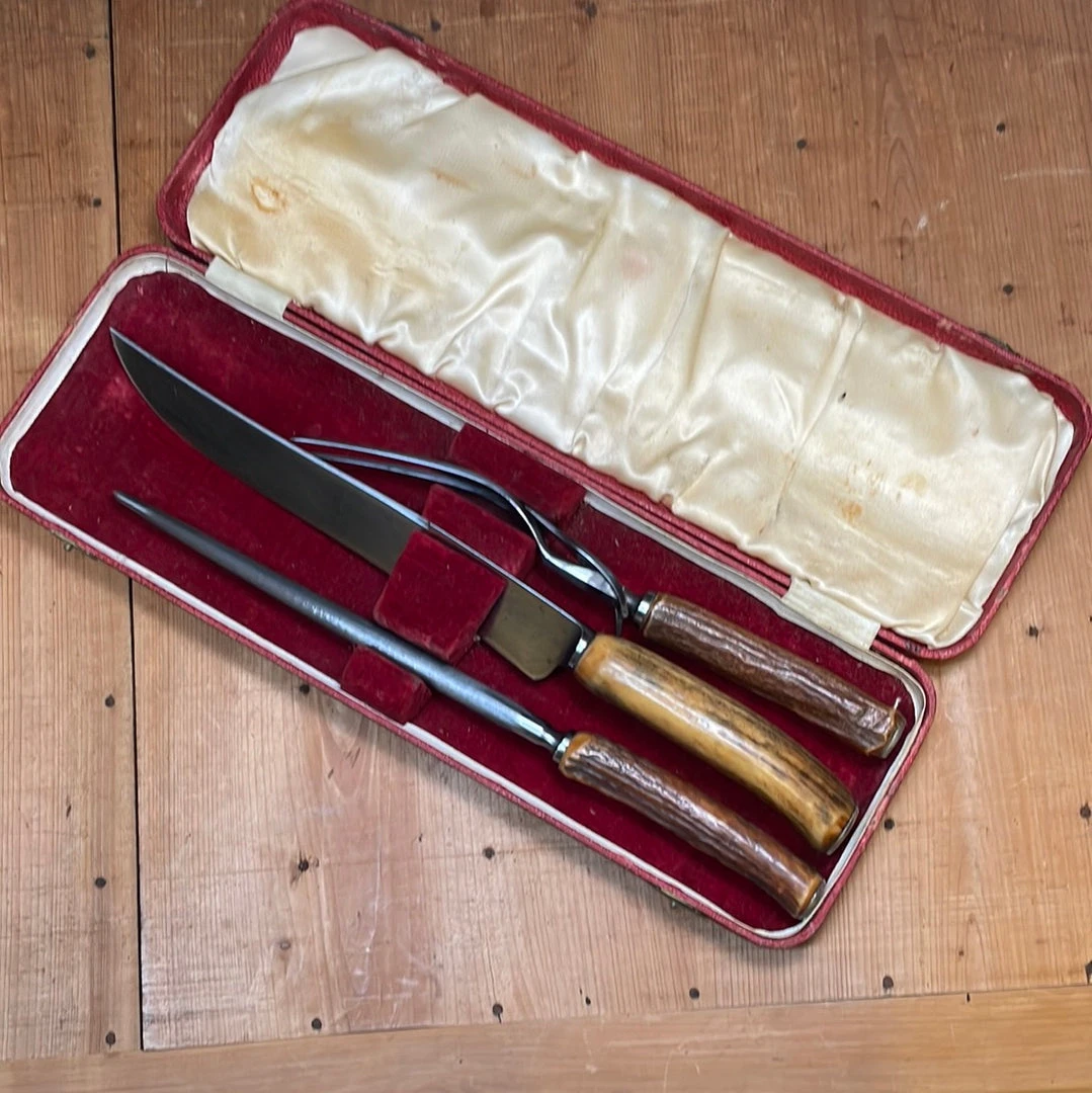 Cheap ๐ฅ Bernal Cutlery Meridan Cutlery Co Carving Set Late 19th Early 20th C ๐ 4 Bernal Cutlery Meridan Cutlery Co Carving Set Late 19th Early 20th C