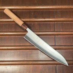 Hitohira Futana SB 240mm Gyuto Aogami Super Migaki Cherry Wood
