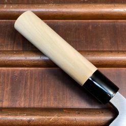 Hitohira Morihei Yoshitomo 180mm Deba Carbon Steel Poplar Handle