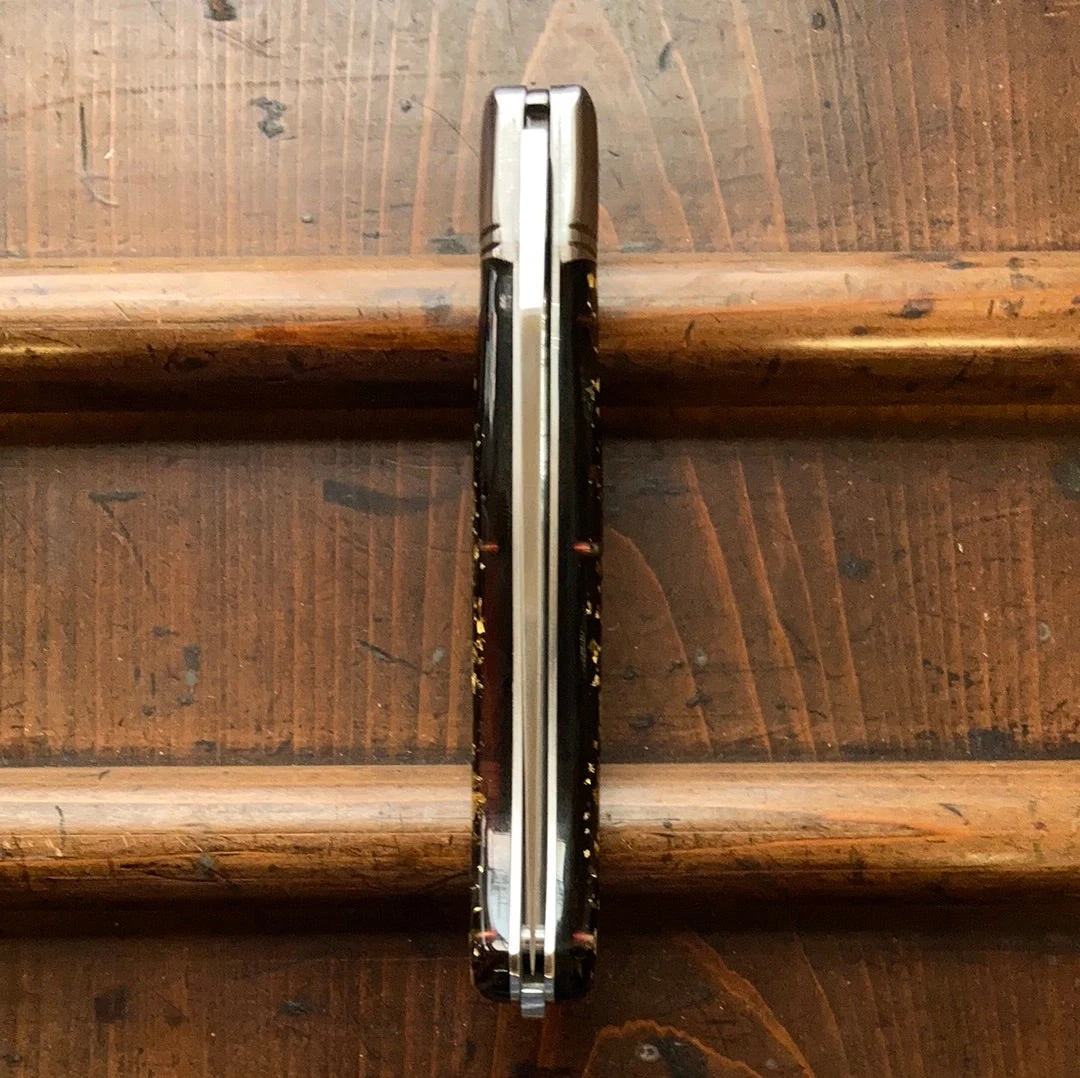 New ๐ Fontenille Pataud 'Laguiole Nature' 12cm - Feuille D'Or Lockback ๐ 11 Fontenille Pataud 'Laguiole Nature' 12cm - Feuille D'Or Lockback