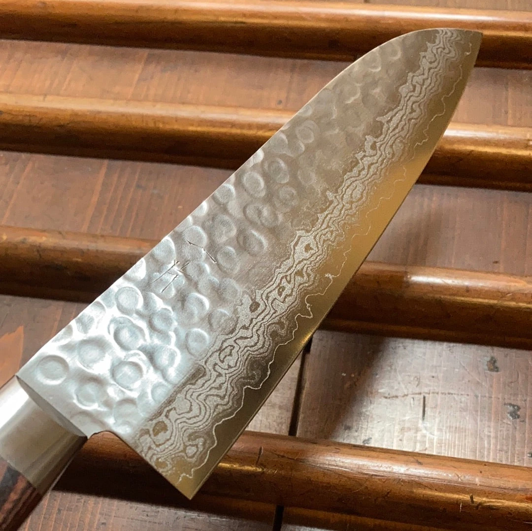 Best deal ๐ Hitohira HG 185mm Santoku Stainless Tsuchime Damascus โ๏ธ 5 Hitohira HG 185mm Santoku Stainless Tsuchime Damascus