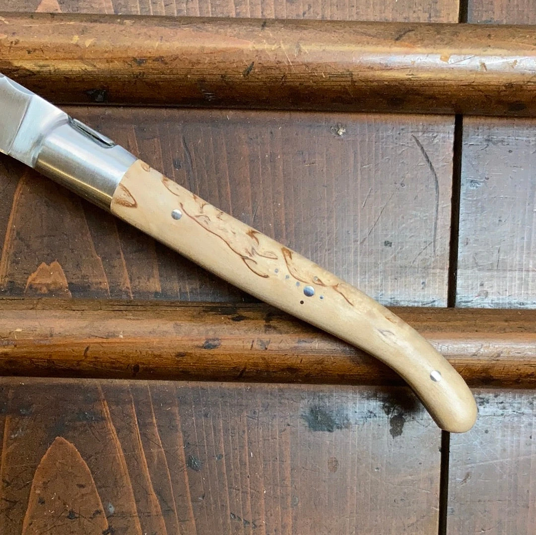 Best deal 😍 Fontenille Pataud 'Laguiole Steak' - Curly Birch - Set Of 2 ⭐ 7 Fontenille Pataud 'Laguiole Steak' - Curly Birch - Set Of 2