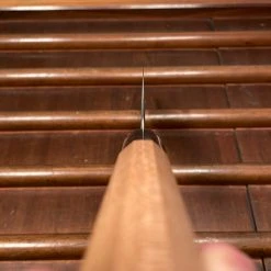 Buy ๐ Hitohira Futana SB 210mm Kiritsuke Gyuto Aogami Super Migaki Cherry Wood ๐ 15 Hitohira Futana SB 210mm Kiritsuke Gyuto Aogami Super Migaki Cherry Wood