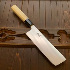 Waiting Room Ashi Hamono 180mm Wa- Nakiri Swedish Stainless- On Order