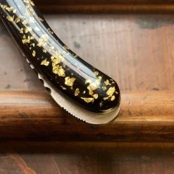 New ๐ Fontenille Pataud 'Laguiole Nature' 12cm - Feuille D'Or Lockback ๐ 17 Fontenille Pataud 'Laguiole Nature' 12cm - Feuille D'Or Lockback