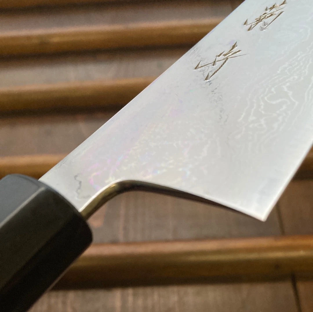 Flash Sale โ Sakai Kikumori 'Sori' 270mm Kiritsuke Sujihiki - Aogami 1 Suminagashi ๐ 9 Sakai Kikumori 'Sori' 270mm Kiritsuke Sujihiki - Aogami 1 Suminagashi