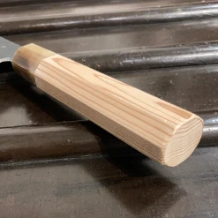 Hitohira Tanaka Kyuzo 180mm Santoku Aogami 1 Yakusugi Cedar