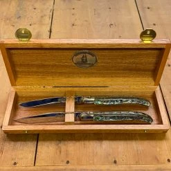 Fontenille Pataud 'Laguiole Steak' - Mother Of Pearl Inlay - Set Of 2