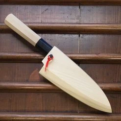 Hitohira Kikuchiyo Manzo 150mm Deba Aogami 2 Ho Wood W/ Saya